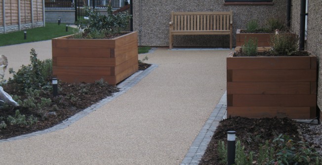 Gravel Walkway Flooring in Goose Green