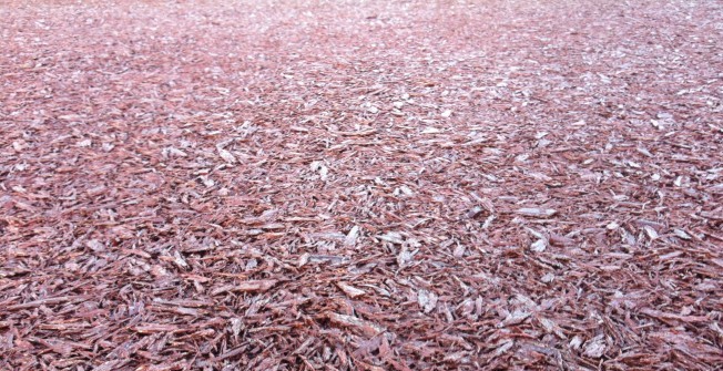 Porous Rubber Mulch Pathways in Hillway